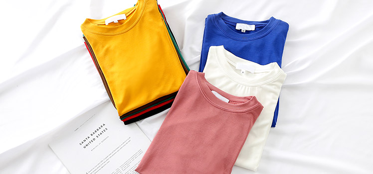 红桥夏季T恤衫定做要选对材质